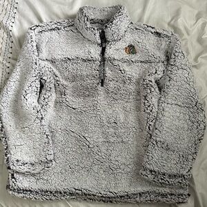 Chicago Blackhawks Sherpa Quarter-Zip Pullover Jacket